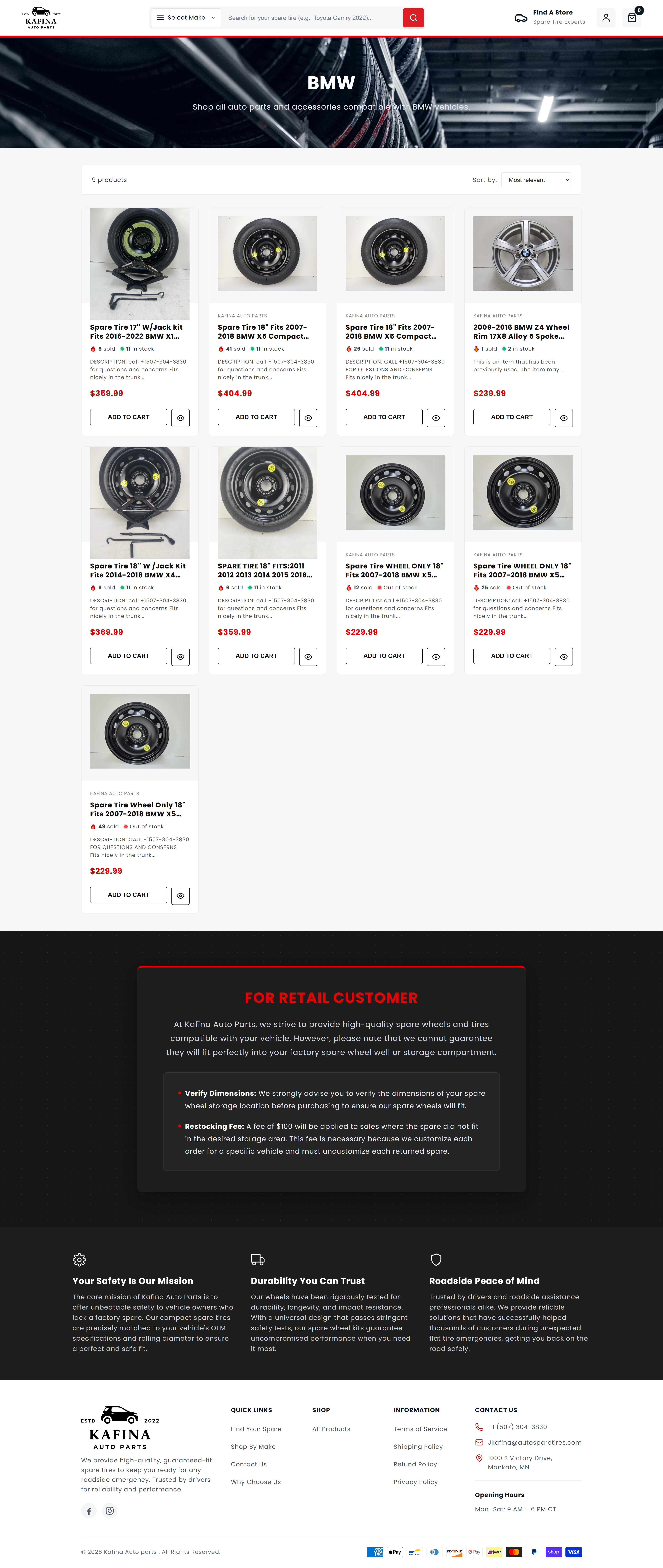 Vehicle-fitment spare catalog - Collections